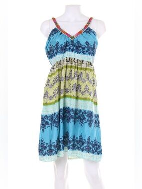 ANTHROPOLGIE VELVET 100% Silk V-neck Mini Dress